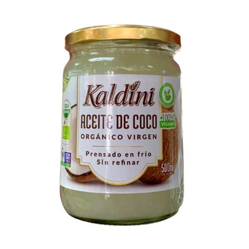 ACEITE DE COCO ORGANICO VIRGEN KALDINI 500ML 1X12 - 1