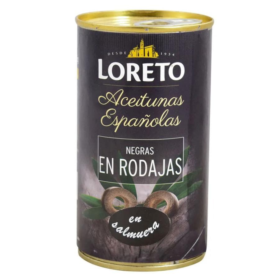 ACEITUNAS NEGRAS EN RODAJAS FRAGATA 350 GR 