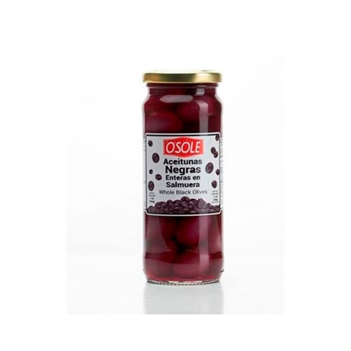 ACEITUNAS NEGRAS ENTERAS OSOLE 300 GR - 1