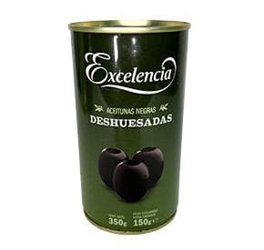 ACEITUNAS NEGRAS DESHUESADAS EXCELENCIA 350GR