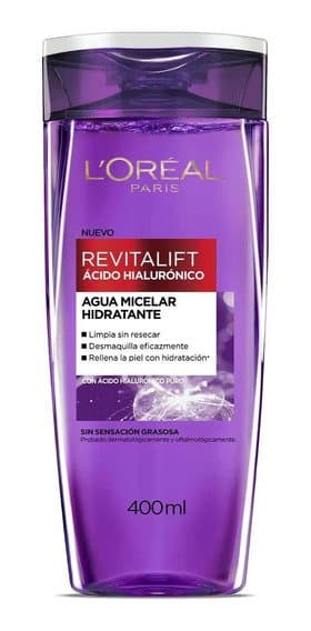AGUA MICELAR ACIDO HIALURONICO REVITALIFT LOREAL 200ML 1X6