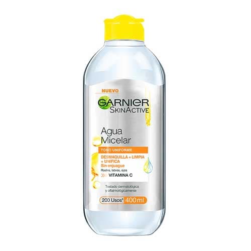 AGUA MICELAR TONO UNIFORME GARNIER SKINACTIVE 400 ML