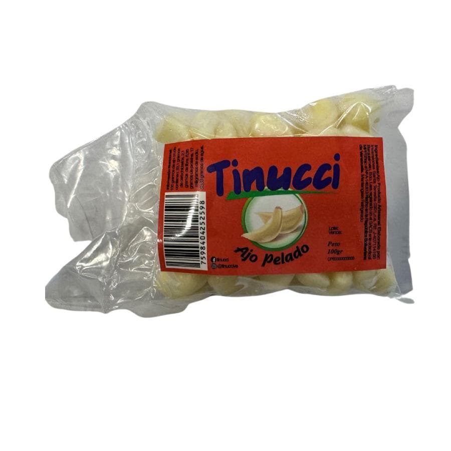 AJO PELADO BOLSA TINUCCI 100GRS 