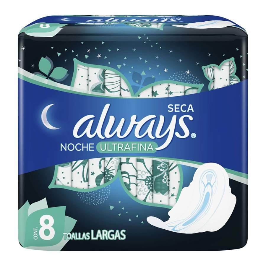 TOALLAS ULTRAFINA MALLA NOCTURNA ALWAYS 45G 