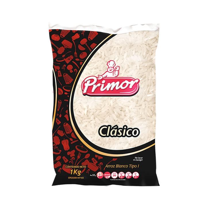 ARROZ PRIMOR CLASICO SUPERIOR 900G