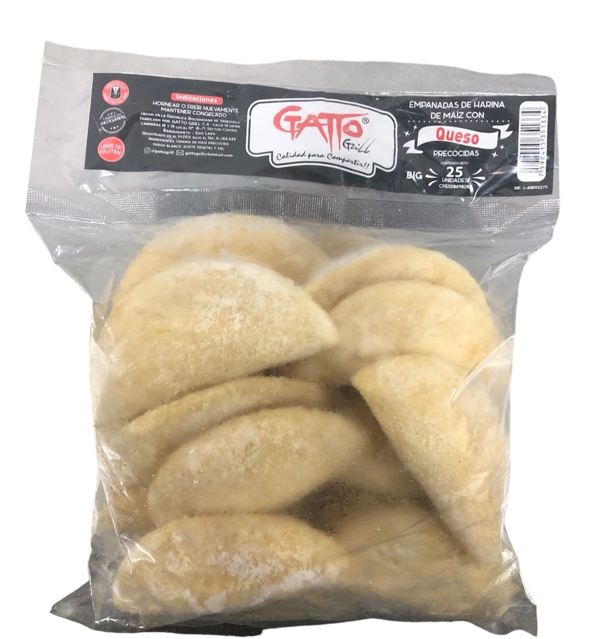 BIG EMPANADA DE QUESO GATTO GRILL 25 UND - 1