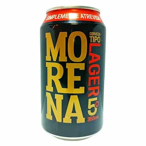 CERVEZA LATA MORENA REGIONAL 355 ML.