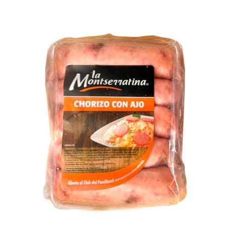 CHORIZO CON AJO LA MONTSERRATINA GRANEL (31033) X KG
