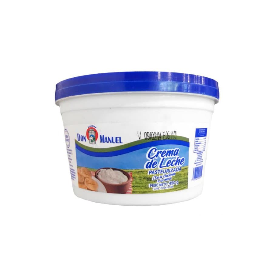 CREMA DE LECHE DON MANUEL 450gr 