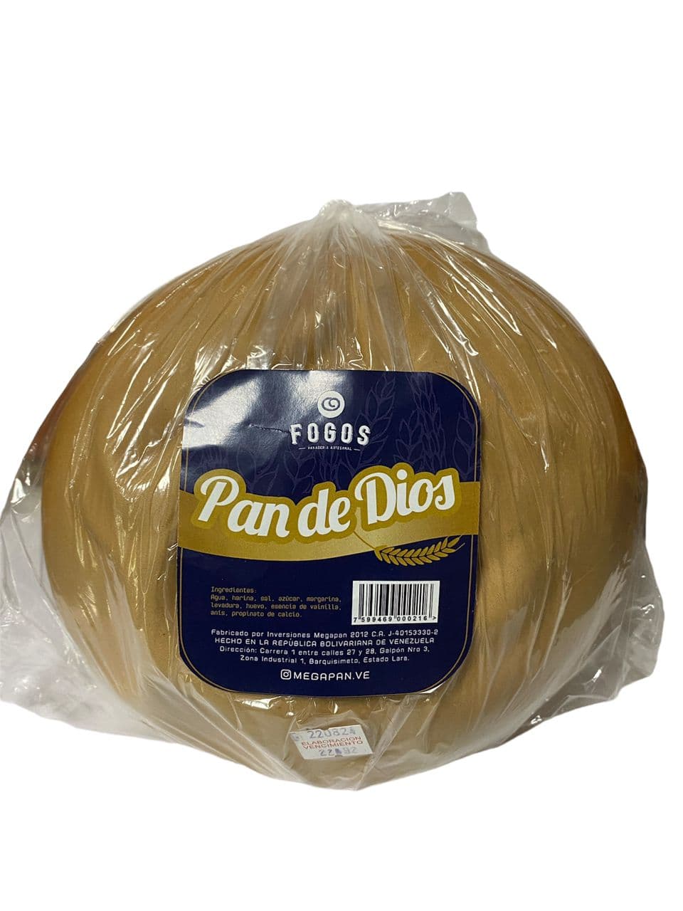PAN DE DIOS FOGOS 500 GR (MEGAPAN ) - 1