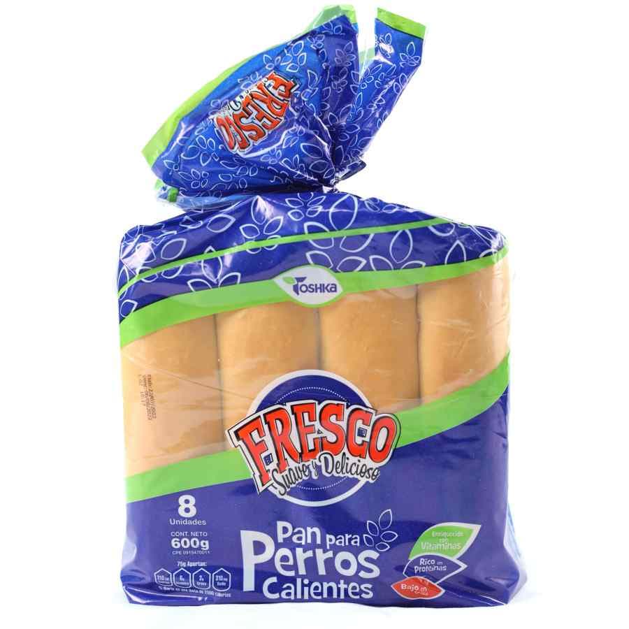 PAN DE PERRO CALIENTE GRANDE 8 UND (FRESCO)