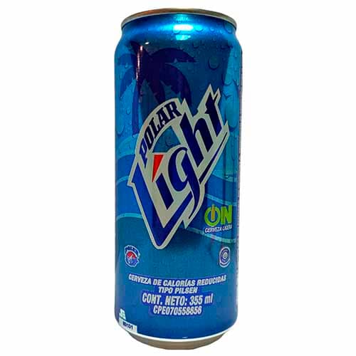 CERVEZA POLAR LIGHT LATA 355 ML - 1