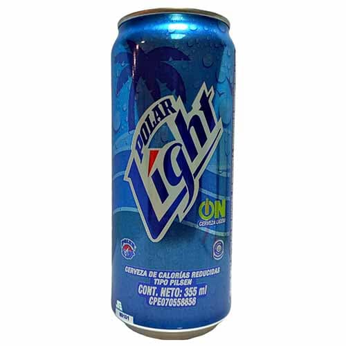 CERVEZA POLAR LIGHT LATA 355 ML