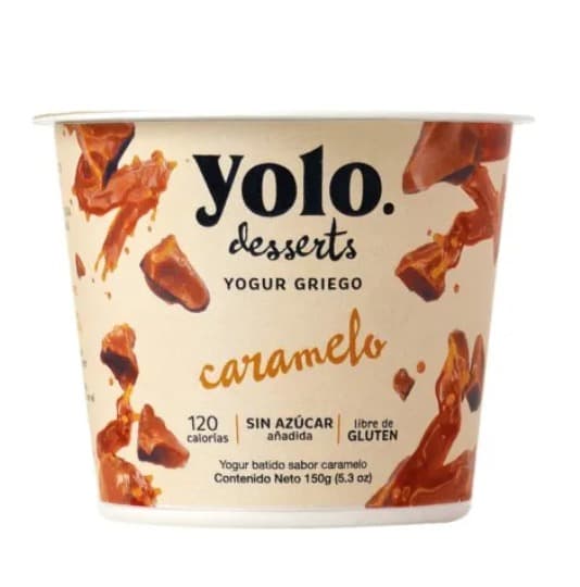 YOGUR GRIEGO CARAMELO YOLO 150 GR - 1